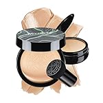 OETUIOW Mushroom Head Air Cushion CC Cream – BB Cream Face Makeup Foundation for Mature Skin Moisturizing Concealer Brighten Long-Lasting, Even Skin Tone for All Skin Types, Natural Color