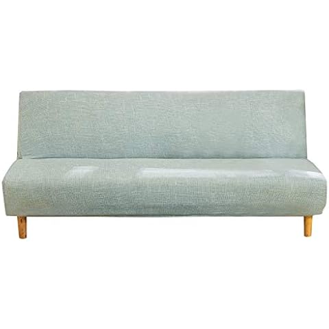 ele ELEOPTION Fundas de Sofá Sin Brazos Todo Cubierto Protector de Sofa Cama Plegable Cover
