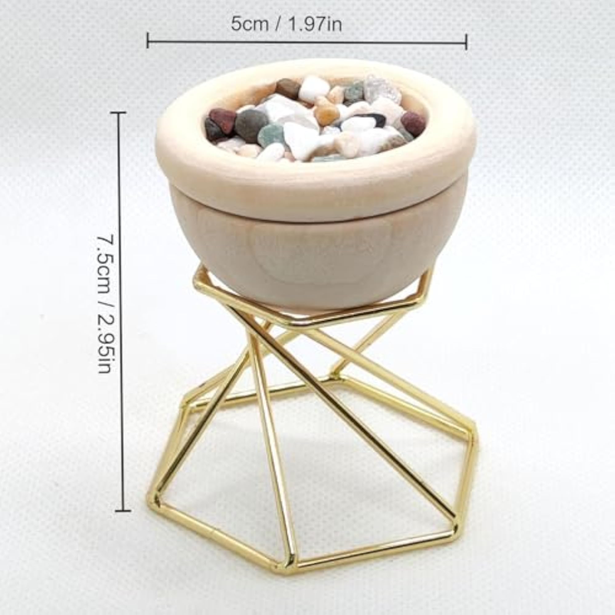 Mini Stone Diffuser for Office Cabinet Decoration