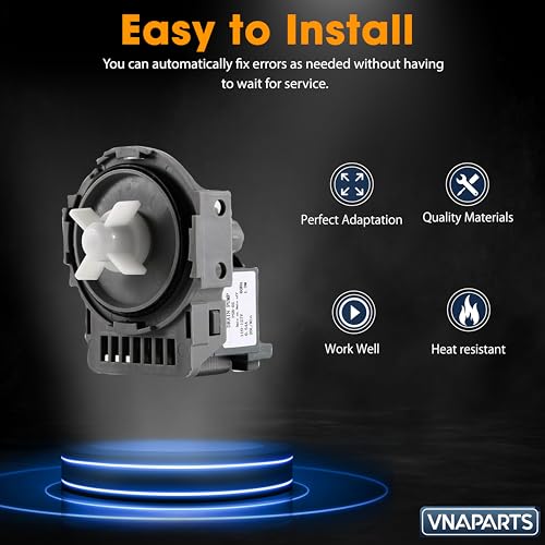 DD31-00005A Dishwasher Drain Pump For Samsung DMR57LFB DMR77LHB DMT800RHW by VNAPARTS - Used condition - Image 7