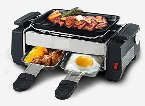 Electric Barbecue Grill, Tandoor & Toaster, With Frying And Roasting Function, Smokeless, Steel Hotplate, Free Standing-image-40
