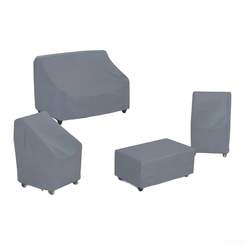 Protection Meubles Patio 4 PCS Sangles de Fixation(gray)