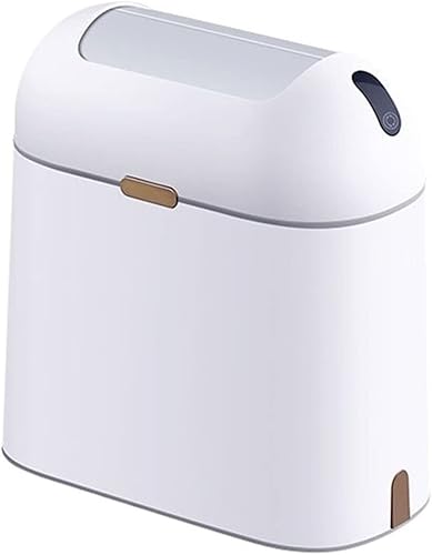 Miniatura 1 de HIHELO Cubo de basura inteligente para baño, cubo de basura eléctrico automático de inducción con tapa, contenedor de basura con sensor de gran