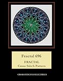 Fractal 696: Fractal Cross Stitch Pattern