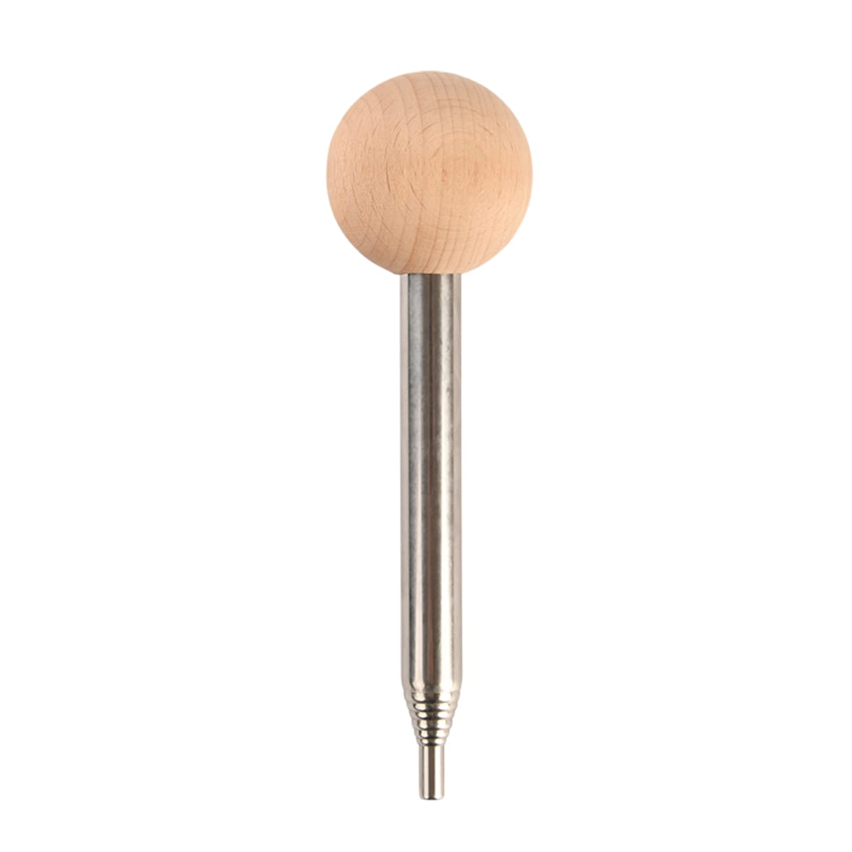 EsschertDesign Bouffadou Beech Wood and Stainless Steel Telescopic Fire Aid