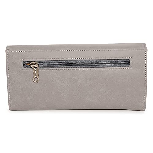 Fostelo-Clutch-For-Women-And-Girls-Ladies-Wallet-Faux-Leather-Clutch-Woman-Gifts-Wedding-Gifts-For-Woman-Women-6-Card-Slots-3-Cash-Pockets-Wallet-Travel-Wallet