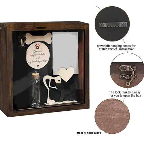Marco de madera Oxxggkao, un regalo conmemorativo para perros ideal ante una pérdida 6