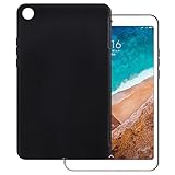OAGELIM Hülle Kompatibel mit Xiaomi Mi Pad 4 8.0 2018, Leichtes Weiches TPU, Kratzfeste Ultra Slim Schützende Tablet Hülle, Stoßfeste Schale Schlagfest(Schwarz)