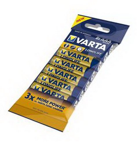 Varta Longlife Extra Batterie AAA LR3 (micro)