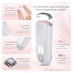 Heated Eyelash Curler for Natural Lashes 2-Level Adjustable Temperature Mini Electric Lash Curler Fast 3-Second Heat Up 24 Hours Long-Lasting Curl - Image 2