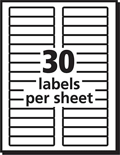 Avery File Folder Labels with Sure Feed, 2/3