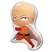 WENJZJ Anime One Punch Man Saitama Figure Cosplay Peluche Peluche Jouet Jolie Poupée Soft Soft Home Canapé Décor Collection Collection Peluche Enfants Cadeau 40cm-Saitama-A