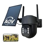 woomo 4G LTE Solar Security Camera, No WiFi or Power Needed, Off-Grid Smart AI Camera with 24/7 Continuous Recording, 2K HD, 270° Pan 90° Tilt, Color Night Vision, Two-Way Talk, Waterproof