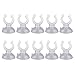 HALJIA Lot de 10 ventouses pour aquarium - 15 mm - Blanc