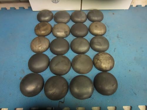 Post Cap for Posts Pipe Caps: steel, domed, weld on size 4- inch Outside Diameter. Lot of 20 UpcycLab