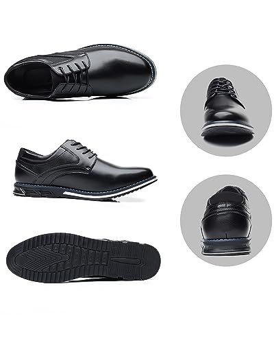 Men’s Dress Shoes Casual Business Oxford Derby Orthopedic Leather Shoes Comfortable Walking Shoes Office Loafers Work Flats Men's Shoes4
