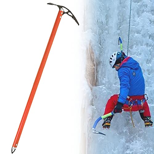 Ice AxeProfessional - Hachas de escalada en hielo, pico ligero para caminar al aire libre con material de aluminio de longitud 60/65/70/75 cm, equipo de escalada para montañismo, senderismo, trabajo