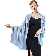 Sparkling Metallic Pashmina Shawl Wraps Scarf for Evening Party Bridal Wedding Formal Dresses