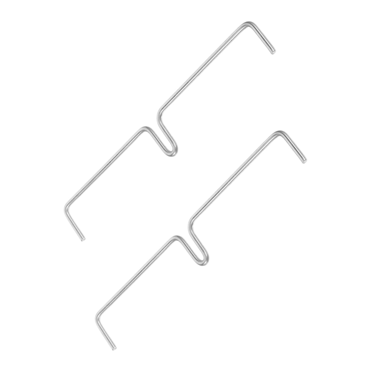 SOLUSTRE 2Pcs Metal Mixer Stirring Rod for Commercial Popcorn Machines Replacement Whisk Rod for Even Heating Smooth Operation Essential Accessory for High Volume Popcorn Production