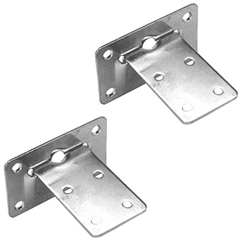 Preisvergleich Produktbild 2 Stück Edelstahl V2A Tischplattenhalter Tischfuß Tischhalterung Tischplattenhalterung Fuß