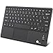 DIAFIELD 1 BY ONE Clavier Bluetooth AZERTY avec Un Ecran Tactile Ultra Mince et Tactile, Pavé Tactile pour iPad, Galaxy Tab, iPhone, Huawei, Samsung, OnePlus et Autres Téléphones Android