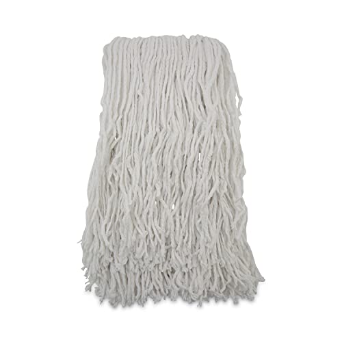 Boardwalk BWKRM03024S No.24 Banded Rayon Cut-End Mop Heads White - 1.25 in. - 12 Per Carton