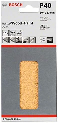 Bosch Professional 2608607228 10-Piece Sanding Sheet Set - Image 3