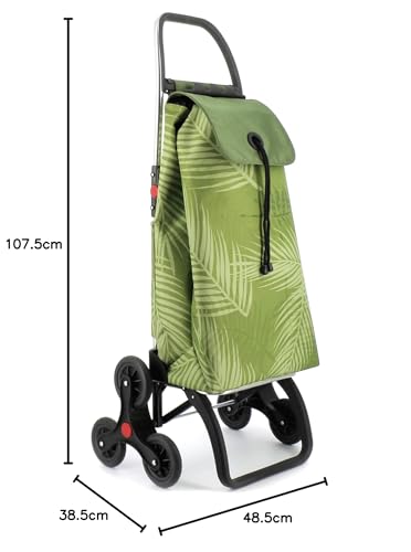 Klappbarer Einkaufstrolley Rolser I-Max Costa Rica 6 Räder Treppensteiger - Kaki – Bild 7