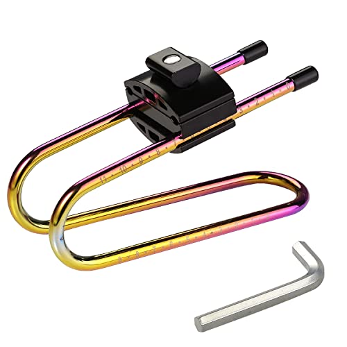 Bike Saddle Suspension Spring Steel Shock Absorber MTB Road Bike Shocks Mountain Bike Parts Bicycle Accessories (A:Rainbow)