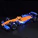 Produktbild Kiyoyo Led Beleuchtungs Set für Lego 42141 Technic McLaren Formel 1 Rennwagen, Led Dekorations Licht Set Kompatibel mit Lego 42141 Bausteinen Modell (Kein Lego enthalten, nur Lichter)