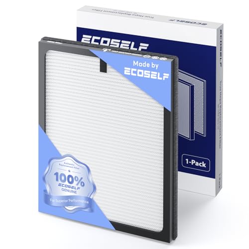 Genuine ECOSELF HAP603 Air Purifier Replacement Filter, 3-in-1 H13 True High-Efficiency Activated Carbon Filter, 1 Pack, White, Official, HAP603 & HAP603WF