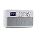 Produktbild auna Nestor DAB+ Radio, bedienerfreundliches DAB+/FM Digitalradio für Senioren, 2,4" TFT-Farbdisplay mit großer und lesbarer Schrift, partielle Tastensperre, Leistung: 2 x 3 Watt RMS, weiß