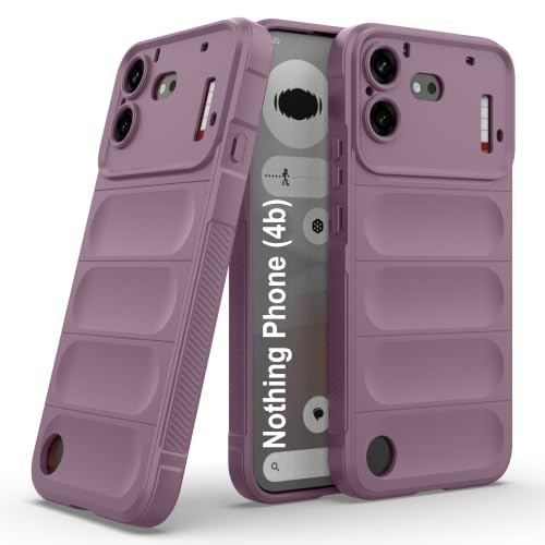 Image of Zapcase Back Case Cover for Nothing Phone (4b) | Compatible for Nothing Phone (4b) Back Cover | Liquid Silicon Magic Case with Camera Protection | Lavender