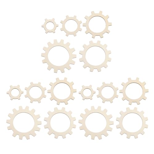 MECCANIXITY 10pcs Weaving Loom, 2" 3" 4" 5" 6" Round Gear Shape Weaving Loom Kit for DIY Crafting Hanging Decor Woven Tapestry Knitted Crafts Making
