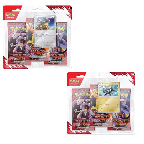 Pokemon TCG Scarlet & Violet 10 Destined Rivals Three Booster Blister