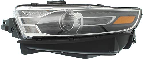 Evan-Fischer Headlight Assembly Compatible with 2016-2019 Ford Taurus From 2-8-16, Driver Side