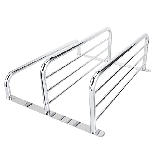 3 Layer Stainless Steel Towel Rack, Bathroom Storage Shelf, Wall Mounted, Multifunctional Hotel - 55x45x21cm - Image 2