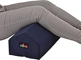 NOVA Medical Products Knee Elevation Pillow, Elevating Leg Rest Pillow Wedge, Navy Blue, 22' Width