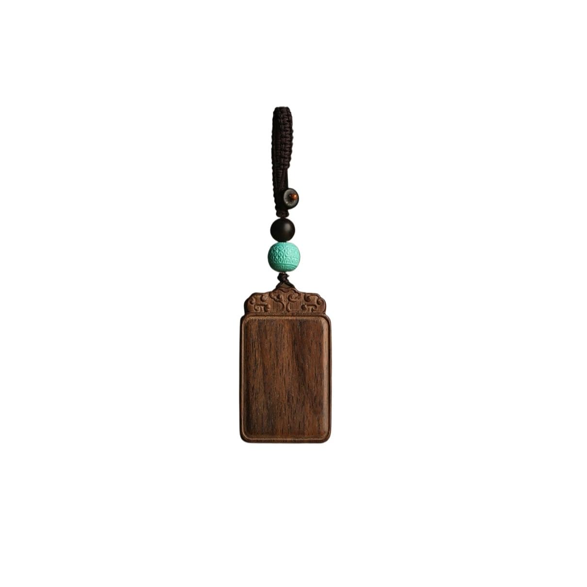 Llavero Brunei Agarwood hombres y mujeres pareja coche llavero colgante paz y problemas colgante mochila colgante Llaveros Para Llaves De Coche
