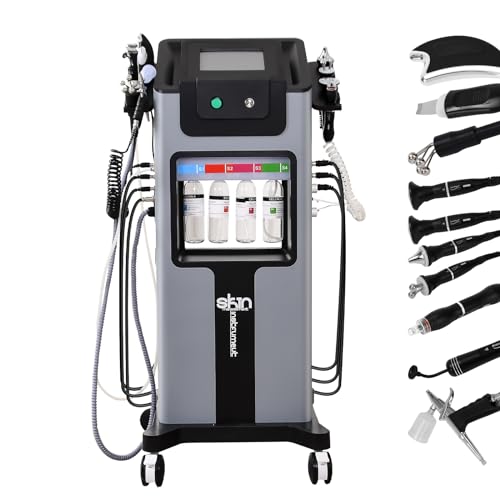 Imagen de Hidro Oxigeno Aparato de Belleza 10 en 1 Multifuncion Maquina de Limpieza Facial para Spa Salon Hogar