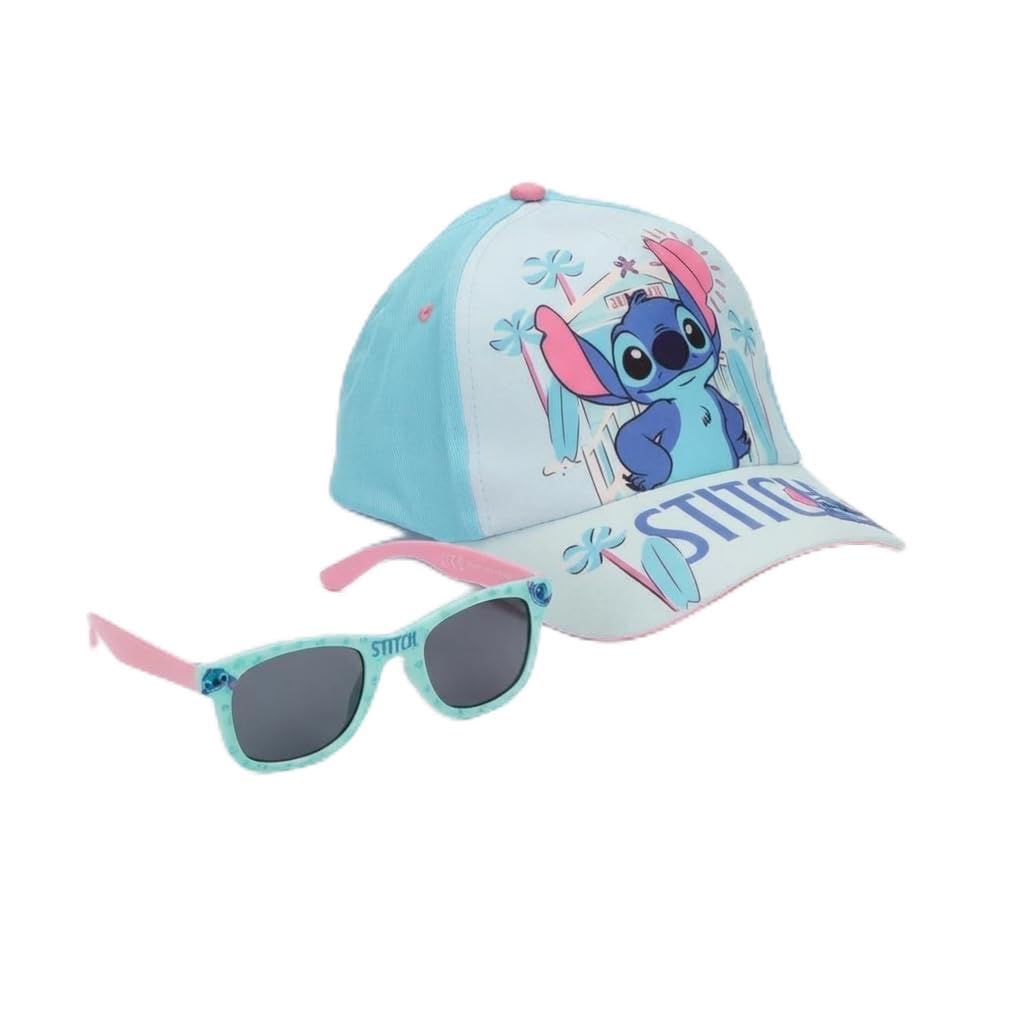 Gorra Disney Set Niños Original - Gorra Infantil Ajustable, Protección Solar Diseño Disney, Complementos Verano Niño y Niña para Playa y Piscina