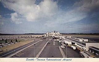 Seattle-Tacoma International Airport Seattle, Washington WA Original Vintage Postcard