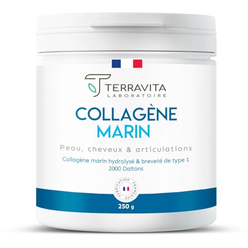 Terravita Collagène Marin en Poudre 250g, Type 1