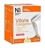 Fácil de usar N+S VITANS COLAGENO+ VAINILLA 30 SOBRES PARA2, blanco