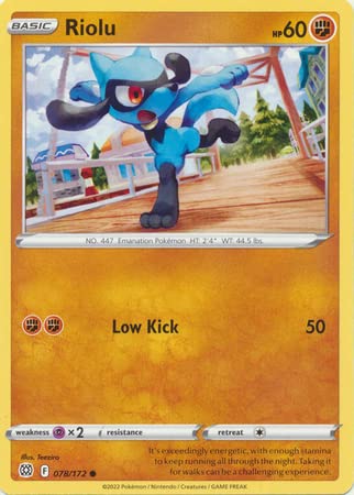 Pojedyncza karta RIOLU 078/172 genialne gwiazdy
