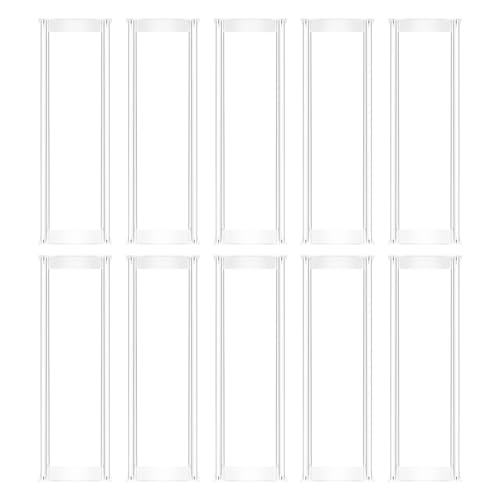 OUKANING Soporte para flores acrílico, diámetro de la barra de 19 mm, juego de 10 columnas decorativas, columna de flores de 60 cm de altura, reutilizables, para diferentes ocasiones