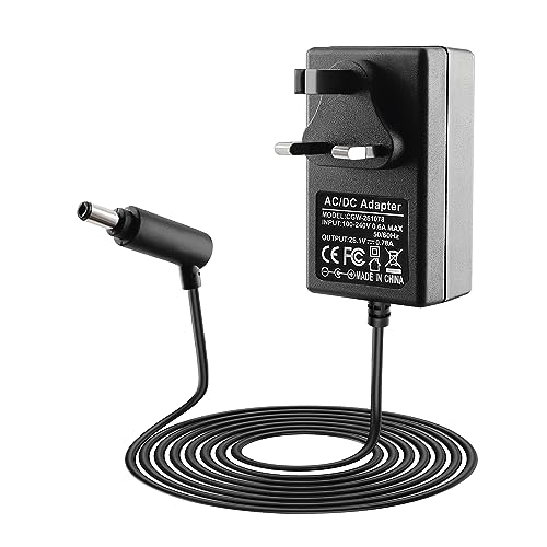 Xahpower 26.1V Battery Charger for Dyson V6 V7 V8, Power Supply Adapter for SV03 SV04 SV05 SV06 SV07 SV09 SV10 SV11 DC58 DC59 DC60 DC62 DC74-1.8M