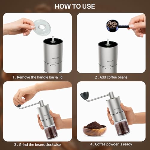 IBELL GRINDX6 Manual Coffee Grinder - Image 4