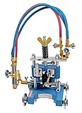 CG2-11Y Manual Tunnel Pipe Gas Cutting Machine 5~50mm Torch Beveling Gas Cutter Precise Pipe Cutting Machine Efficient Pipe Beveling Machine Tube Pipe Cutter Tool(Acetylene + Oxygen)