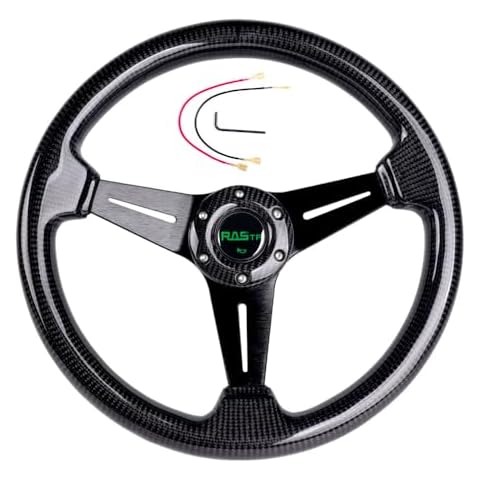 RASTP 13.8” Carbon Fiber Steering Wheel Cover